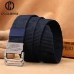 Cinturón de nailon para hombre, tela táctica de lona militar, moda informal, cinturón vaquero de diseñador de lujo para hombre, correa deportiva militar HB009 - AliExpress 200000297 - Image 4