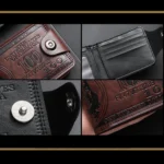 Carteras para Hombre con cerrojo con patrón de 100 dólares estadounidenses, Cartera de cuero para Hombre con tarjetero con cremallera, monedero con bolsillo, Cartera para Hombre - AliExpress 1524 - Image 5
