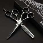 Tijeras de Peluquería Profesionales de 5.5/6.0/6.5/7.0 Pulgadas, Tijeras de Corte y Entresacado para Peluquería, Set de Tijeras para Salón - AliExpress - Image 5
