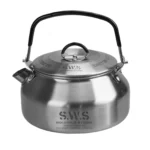 Hervidor portátil para senderismo de 0,8 l, hervidor de café ultraligero de acero inoxidable 304, cafetera ligera para viajes al aire libre y acampada - AliExpress 18 - Image 4