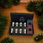 Una caja que contiene 8 vasos de whisky y 2 abridores de botellas, vasos de whisky de acero inoxidable, abridores, regalos, felicitaciones navideñas, recuerdos - Image 2