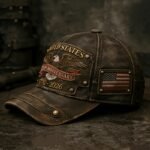 Gorra de béisbol vintage desgastada - Celebración del 250 aniversario de EE. UU. 1776-2026, sombrero patriótico con estampado de águila americana y remaches de metal, gorra de camionero retro, unisex, perfecta para celebraciones del Día de la Independencia, uso diario - Image 4