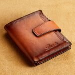 Billetera Vintage de Cuero Genuino para Hombre con Cremallera, Tarjeta Anti-Robado RFID, Cuero Vacuno de Primera Capa, Billetera Vertical Bi-Fold, Puede Contener Documentos de Identificación, Gran Capacidad con Múltiples Ranuras para Tarjetas de Crédito, 12 Ranuras para Tarjetas, 1 Bolsillo con Cremallera para Monedas, 2 Ranuras para Billetes, Regalo para Novio - Image 10