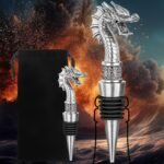 Tapón de vino con cabeza de dragón, abrebotellas de cerveza, regalos de vino para hombres, mujeres y fans de los dragones, tapones para botellas de vino y champán, regalos de cumpleaños, conservador de vino, accesorios para vino - Image 11