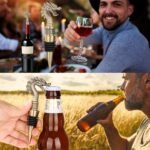 Tapón de vino con cabeza de dragón, abrebotellas de cerveza, regalos de vino para hombres, mujeres y fans de los dragones, tapones para botellas de vino y champán, regalos de cumpleaños, conservador de vino, accesorios para vino - Image 4