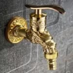 Grifo de pared elegante con dragón dorado - Grifo de bronce vintage rústico con mango único, ideal para cocina, baño, jardín al aire libre - Aleación de zinc duradera con válvula de acero inoxidable, grifo al aire libre | Grifo decorativo | Grifo duradero - Image 12