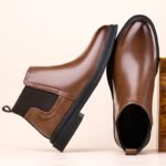 Botas Chelsea de caña alta prémium de otoño e invierno para hombre, informales de negocios antideslizantes para exteriores, zapatos clásicos, diseño elástico de punta puntiaguda - Image 12