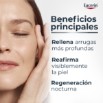 Eucerin Hyaluron-Filler Noche Reafirmante Antiarrugas y Antiedad Eucerin Hyaluron-Filler Noche Reafirmante es una crema de noche antiedad diseñada para contrarrestar el proceso de envejecimiento. Actúa rellenando visiblemente... - Image 2