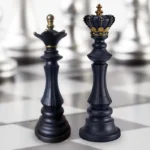 Juego de ajedrez de lujo para decoración del hogar, piezas de ajedrez de resina, juegos de mesa familiares, figuritas de ajedrez internacionales, adornos de péndulo de ajedrez - Image 4