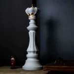 Juego de ajedrez de lujo para decoración del hogar, piezas de ajedrez de resina, juegos de mesa familiares, figuritas de ajedrez internacionales, adornos de péndulo de ajedrez - Image 3