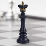 Juego de ajedrez de lujo para decoración del hogar, piezas de ajedrez de resina, juegos de mesa familiares, figuritas de ajedrez internacionales, adornos de péndulo de ajedrez - Image 6