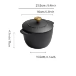 Olla de hierro fundido 16 cm para arroz y guisos - Image 6