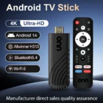ONN ATV Stick 8K 4K HD, Compatible con Video, BT5.0, WiFi6 Dual, 4G, 5G, Control Remoto por Voz, Allwinner H313 Quad Core, Smart TV Stick 8GB 128GB para - Image 3