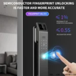 Cerradura Inteligente con Reconocimiento Facial 3D, Precio de Fábrica, Cerraduras Digitales Eléctricas, Aplicación Wishome, Cerradura Biométrica con Huella Dactilar - Image 4