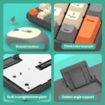 Set de Teclado y Ratón Inalámbricos para Juegos Shipadoo, Accesorios Inalámbricos para Computadora Portátil, Escritorio, Oficina y PC, Ratón Inalámbrico Gratis - AliExpress 7 - Image 6