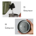 Cubo de agua de 15/20L, bolsa de agua portátil de gran capacidad para acampar con grifo desmontable, sin fugas, para acampar, pescar, hacer pícnic y senderismo - AliExpress 34 - Image 6