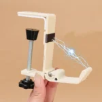Gancho de borde de escritorio ajustable, colgador de bolsa colgante sin perforaciones, soportes de bolso extraíbles, gancho de mesa multifuncional plegable magnético - Image 6