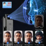 Cerradura Inteligente con Reconocimiento Facial 3D, Precio de Fábrica, Cerraduras Digitales Eléctricas, Aplicación Wishome, Cerradura Biométrica con Huella Dactilar - Image 5