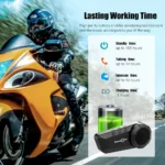 Intercomunicador para Motocicleta Freedconn KY Pro, Auriculares Bluetooth para Casco, 6 Motociclistas, 1000M, Interfono Impermeable para Grupos de Motocicletas - AliExpress 201355758 - Image 4