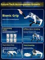 Nuevo Robot Perro Inteligente con IA 2026, Juguete Programable con Control Remoto y Cesta de Carga, Regalo para Niños en Cumpleaños y Festividades - Image 3