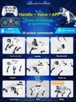 Nuevo Robot Perro Inteligente con IA 2026, Juguete Programable con Control Remoto y Cesta de Carga, Regalo para Niños en Cumpleaños y Festividades - Image 4