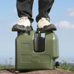 Cubo de agua de 15/20L, bolsa de agua portátil de gran capacidad para acampar con grifo desmontable, sin fugas, para acampar, pescar, hacer pícnic y senderismo - AliExpress 34 - Image 4