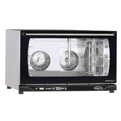 horno unx rosella imagen 1 frontal Horno de conveccion marca Unox, referencia Rosella, humificador, 4 bandejas, de segunda mano, perfecto estado, Ref XAF195-B - Image 1