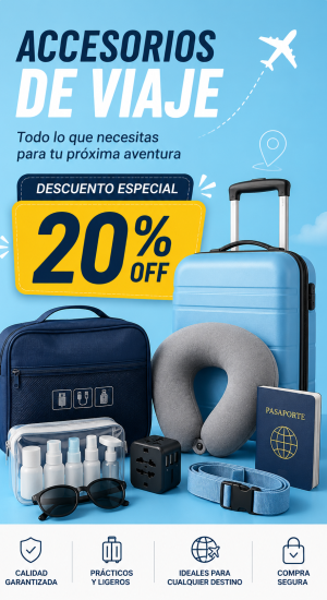 monarca accesorios de viaje minibanner vertical