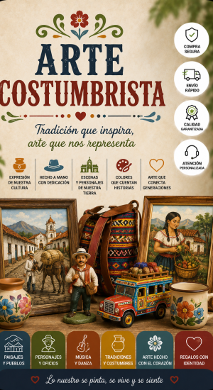 monarca arte costumbrista minibanner vertical